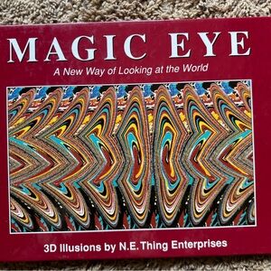 Like New Vintage Magic Eye Book – 3D Illusions 1993 (90s Nostalgia!)